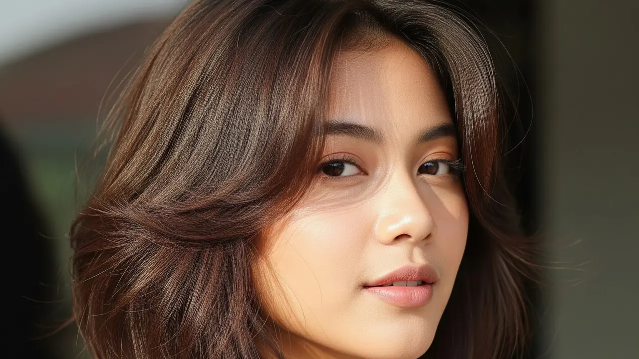 Rambut Pendek Sebahu Tanpa Poni