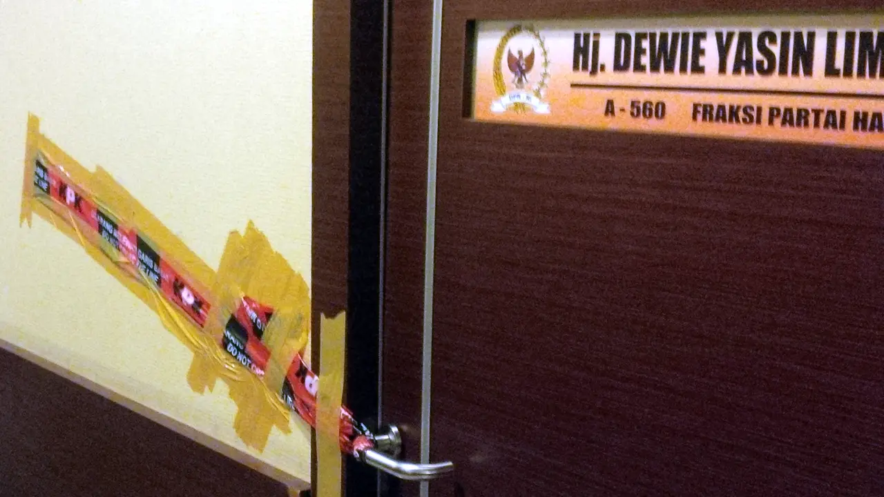 Ruangan Dewie Yasin Limpo Disegel KPK, Hanura Beri Akses