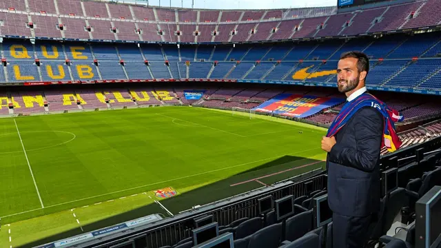 Gelandang anyar Barcelona, Miralem Pjanic.