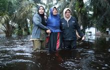 Ratusan KK Terdampak Banjir Riau, BPBD Lakukan Evakuasi dan Penyaluran Bantuan