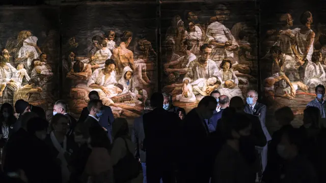 FOTO: Pameran Seni Mengenang 25 Tahun Pembantaian Srebrenica