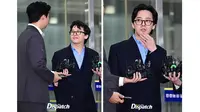 G-Dragon BIGBANG Keluar dari Kantor Polisi Setelah Menjalani Penyelidikan Selama 4 Jam dan Hasil Reagen Menyatakan G-Dragon Negatif Narkoba (Foto: Dispatch)
