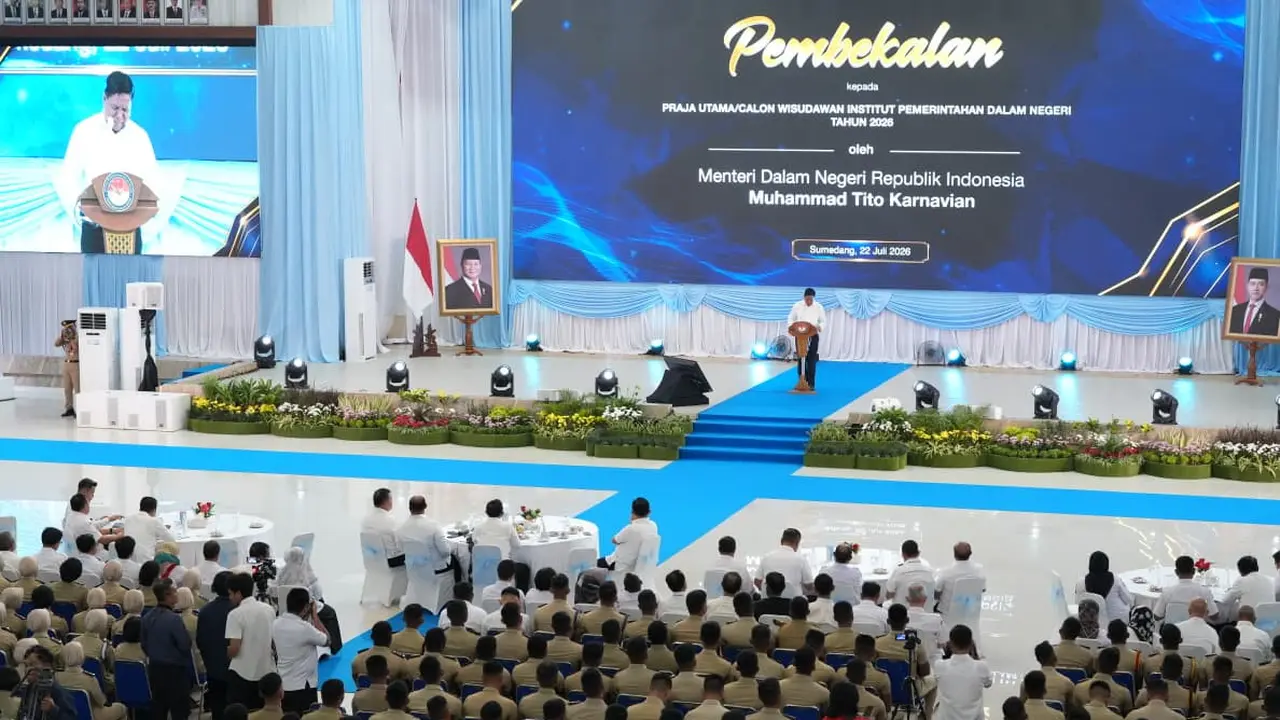 Mendagri Hadiri Pembekalan kepada Praja Utama Angkatan XXXIII