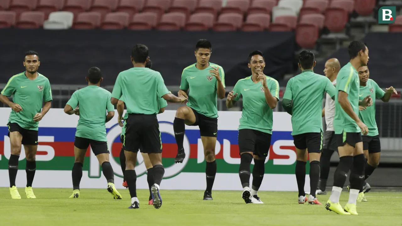 Latihan Timnas Indonesia