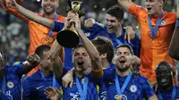 Chelsea menjuarai Piala Dunia Antarklub 2021, Thiago Silva terpilih menjadi pemain terbaik. (AP/Hassan Ammar)