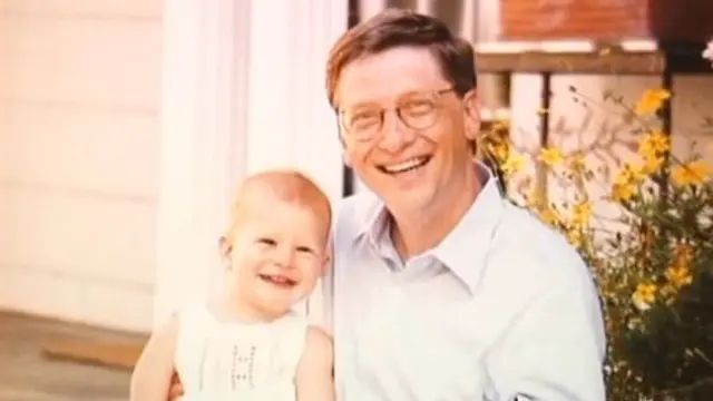 Bill Gates dan anak 1