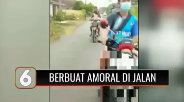 Rekaman video seorang pria melakukan tindakan amoral sambil mengendarai motornya, viral! Ternyata pelaku adalah bapak dari enam anak, dan mengaku nekat melakukan tindakan tak senonoh itu karena 2 hari tak berhubungan intim dengan istrinya.