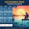Kalender Mancing November 2026, Tanggal Terbaik dan Cuaca