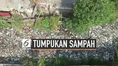 Tumpukan sampah yang memenuhi Kali Bahagia di Kecamatan Babelan, Kabupaten Bekasi memprihatinkan. Ketebalan sampah menca[ai 1 meter sehingga air di Kali Bahagia tidak terlihat. Aliran air Kali Bahagia mulai merusak sawah petani.