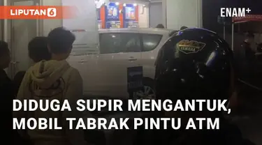 Beredar video viral terkait kecelakaan mobil yang tabrak ATM. Kecelakaan tersebut terjadi di ATM BRI di kawasan Salatiga.