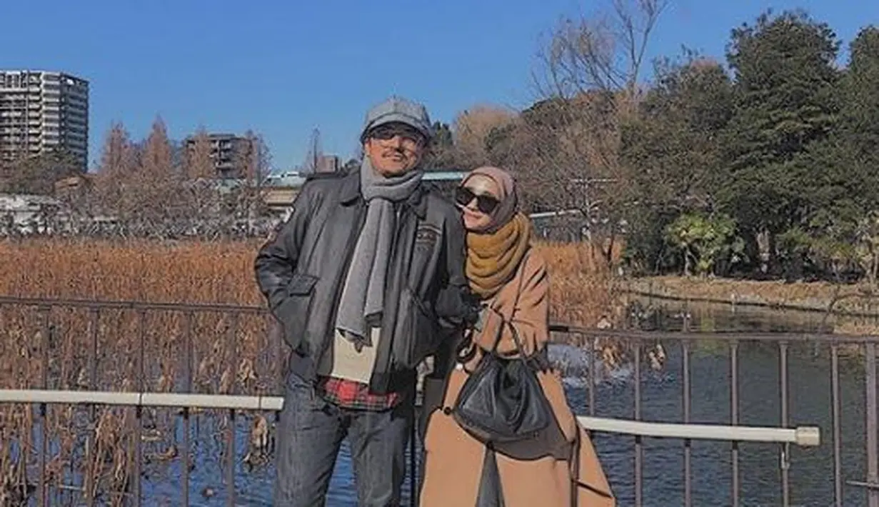 Laudya Cynthia Bella bersama suami (Instagram/laudyacynthiabella)