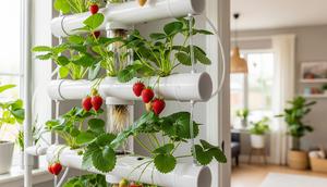 Ilustrasi Tanaman Stroberi/Gemini AI