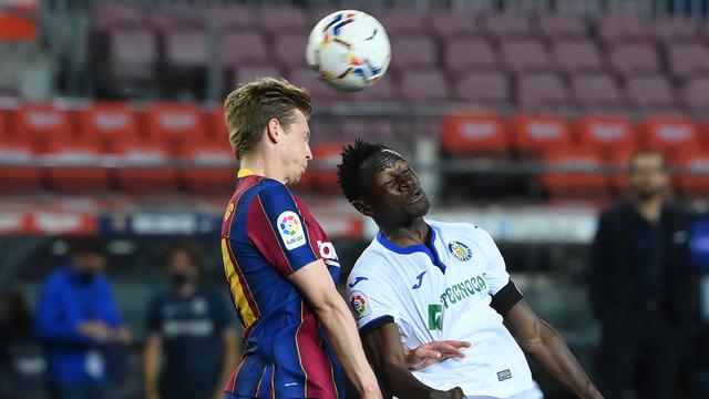 FOTO: Messi Cemerlang dan Tidak Egois, Barcelona Sikat Getafe 5-2 - Frenkie De Jong; Djene Dakonam