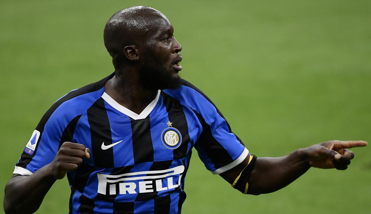 3. Romelu Lukaku (Inter Milan) : 20 gol.  (AFP/Filippo Monteforte)