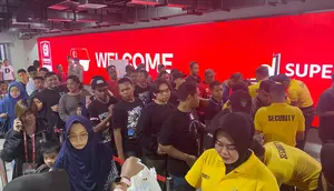 Malam 17 Agustus, Masyarakat Kudus Dukung Garuda Pertiwi Melawan Malaysia di Srikandi Merdeka Cup