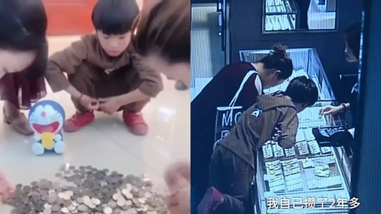 Guo Yifan belikan cincin ibunya dari uang celengan