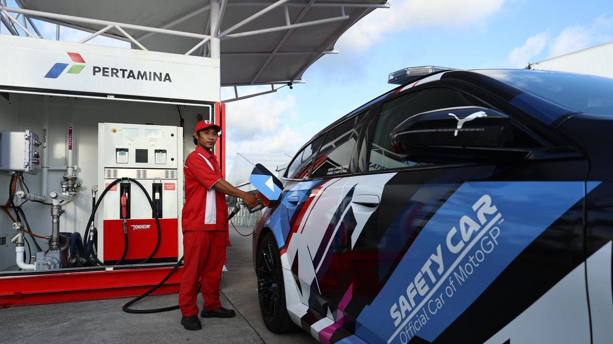MotoGP Indonesia 2025, Pertamina Hadirkan SPBU Modular untuk Safety Car