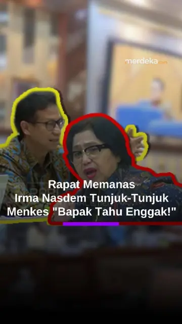 Panas! Irma NasDem Tunjuk-Tunjuk Menkes Ada RS Tolak Peserta BPJS Kesehatan: Bapak Tahu Enggak!