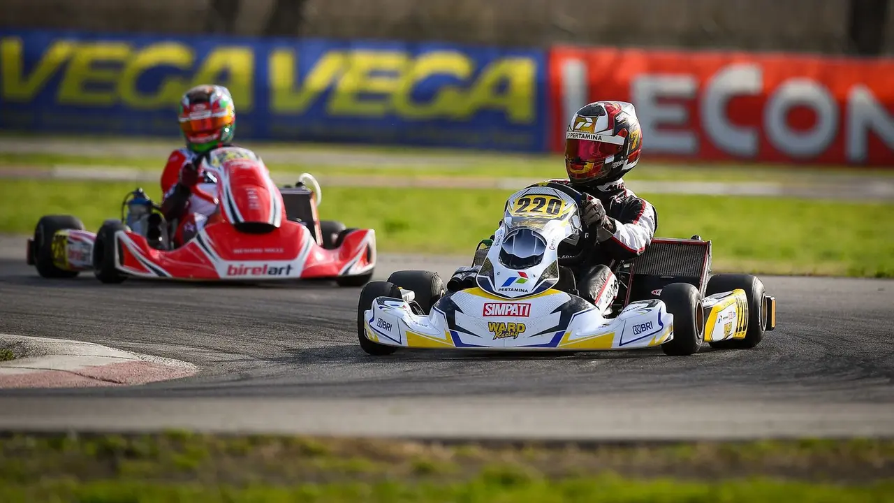 Jelang Pindah F4, Qarrar Firhand Rajai Heat 1 di WSK Viterbo