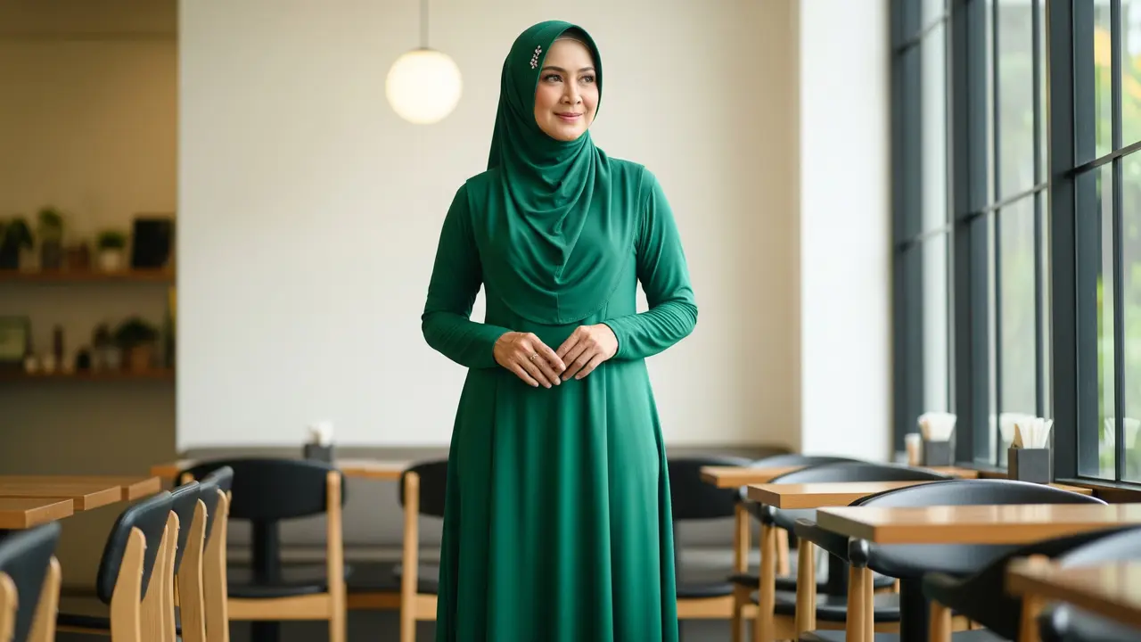 7 Jenis Bahan Gamis yang Nyaman untuk Usia 50 Tahun, Tetap Anggun dan Tidak Gerah