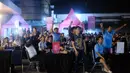 Kegembiraan juga sangat terasa di acara Roaring Night Tri. Selebrasi dilakukan oleh Manchester City Supporters Club Indonesia (MCSCI) Chapter Jambi untuk merayakan kemenangan klub kesayangan secara bersama-sama di depan suporter United Indonesia Jambi. (Istimewa)
