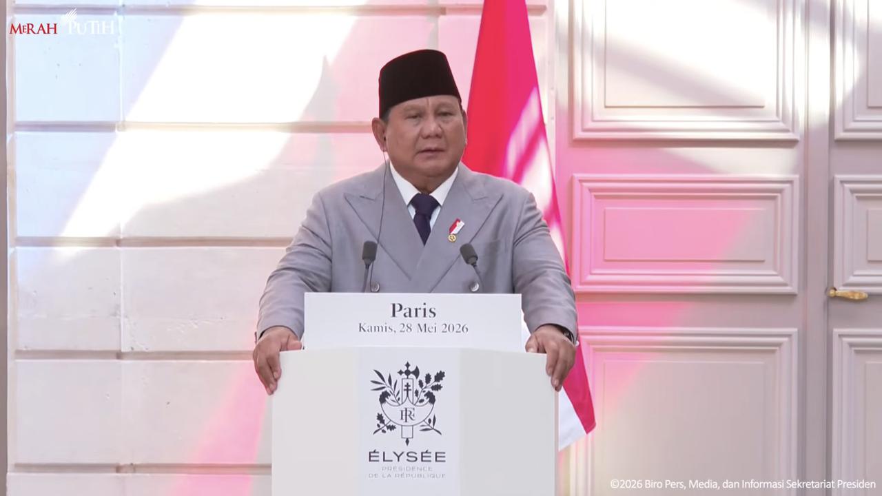 Prabowo Sebut Indonesia dan Prancis Punya Peran Penting Jaga Perdamaian Dunia