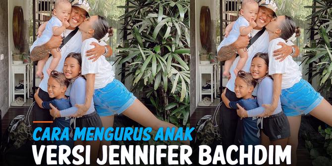VIDEO: Intip Cara Mengurus Anak Versi Jennifer Bachdim