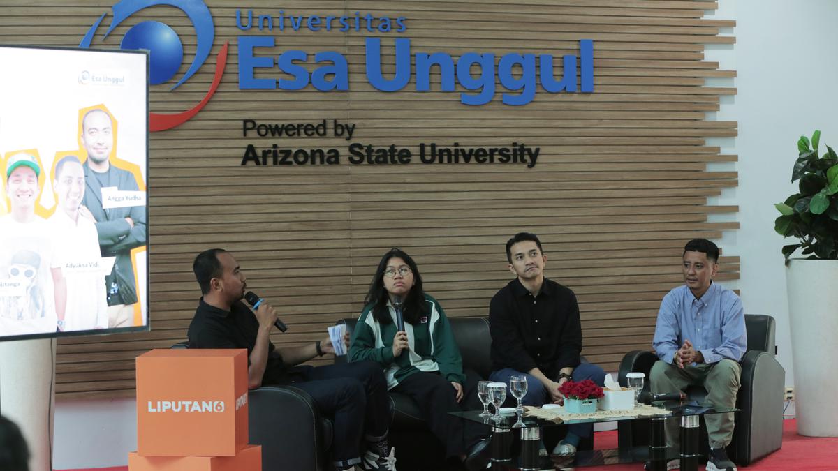 Liputan6 Connect Bersama AksiKitaIndonesia Berbagi Ilmu dan Informasi Edukasi Literasi Digital di Kampus Esa Unggul