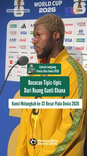 Gelandang Timnas Ghana, Kwasi Sibo, mengungkap tipis-tipis kondisi ruang ganti timnya selama Piala Dunia 2026