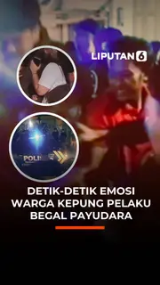 Detik-Detik Emosi Warga Kepung Pelaku Begal Payudara
