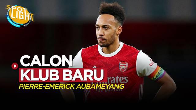 Berita video spotlight kali ini membahas tentang empat klub yang berpotensi menjadi tujuan Aubameyang jika hengkang dari Arsenal.