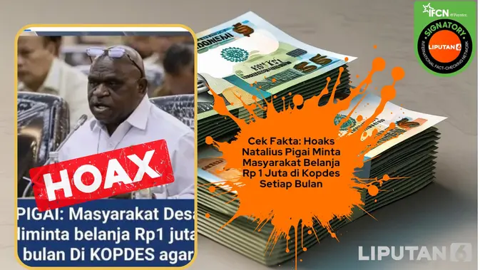 Cek Fakta: Belanja Wajib Rp1 Juta di Kopdes?