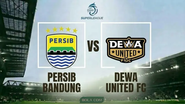 Ilustrasi Persib Bandung Vs Dewa United