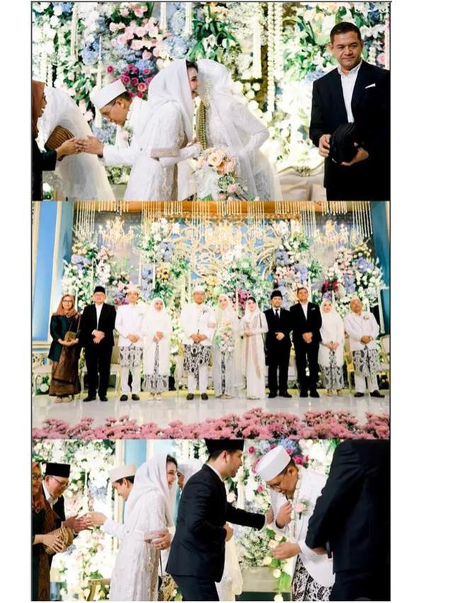 6 Potret Arumi Bachsin dan Emil Dardak di Pernikahan Anak Khofifah, Ikut Sapa Tamu