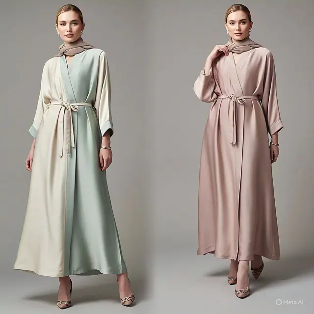 Gamis Maxmara dengan Detail Sederhana