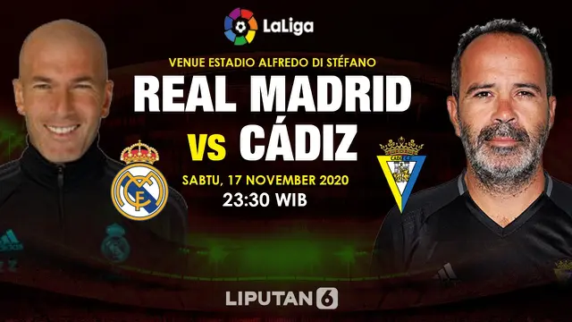 Prediksi Real Madrid vs Cadiz