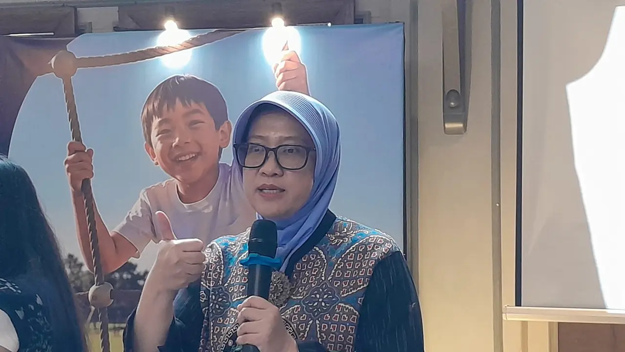 Ketua Unit Kerja Koordinasi Respirologi Ikatan Dokter Anak Indonesia (IDAI), dr. Wahyuni, SpA Subsp Respi (K) bicara tentang penggunaan nebulizer yang tepat. (Foto: Benedikta Desideria/Liputan6.com)