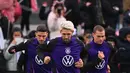 Saat ini, di Grup 3 UEFA Nations League A 2024/2025, timnas Jerman sudah mengoleksi 10 poin dari 4 laga. (Kirill KUDRYAVTSEV/AFP)