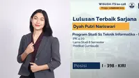 5 Potret Dyah Putri Nariswari, Wisudawati Teknik Informatika ITS yang Lulus IPK 4,0 (LinkedIn Dyah Putri Nariswari / its.ac.id)