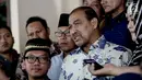 Wakil Ketua DPD RI Nono Sampono memberikan keterangan usai sidang putusan gugatan atas pengambilan sumpah pimpinan DPD RI oleh Wakil Ketua MA di PTUN Jakarta, Kamis (8/6). Majelis Hakim memutuskan menolak gugatan GKR Hemas. (Liputan6.com/Faizal Fanani)