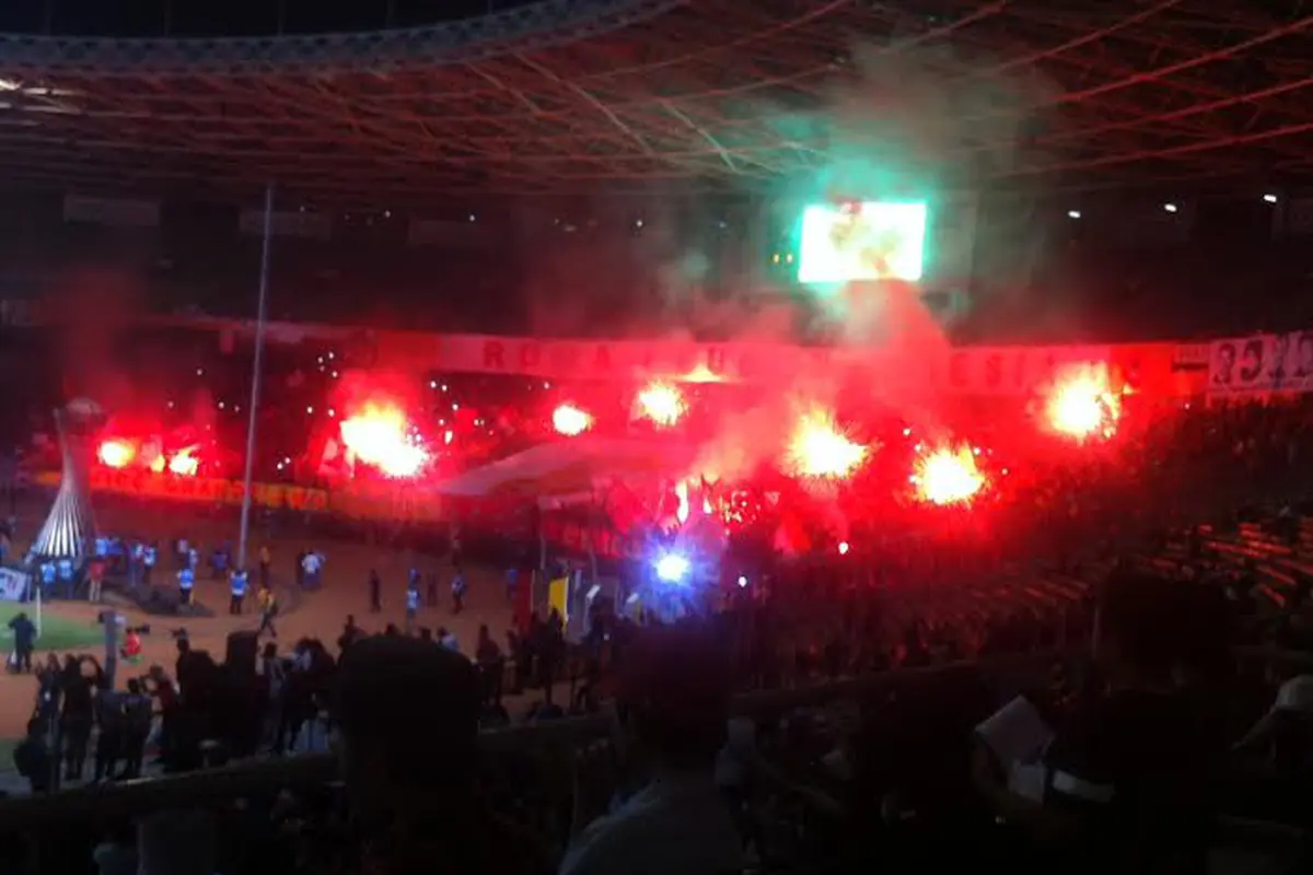 Atmosfer Situasi SUGBK di AS Roma Day