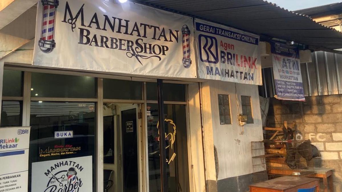 Tak Cuma Pangkas Rambut, Barbershop Manhattan Kini Jadi Agen BRILink Andalan Ibu-Ibu di Yogyakarta