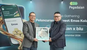 Pegadaian Gandeng blu BCA Digital Hadirkan Investasi Emas Mulai Rp10 Ribu