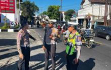 Polres Kediri Kota Perketat Pengamanan Jembatan Kaliombo Selama Perbaikan Total