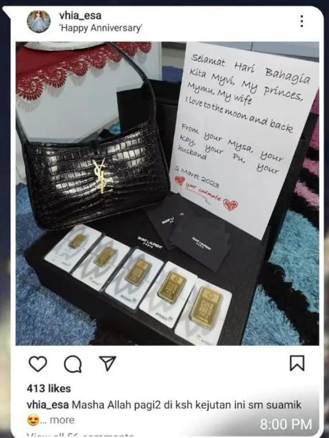 Tak Hanya Mobil, Istri Pejabat Kemensetneg Esha Rahmansah Abrar Juga Pamer Koleksi Logam Mulai dan Tas Mewah