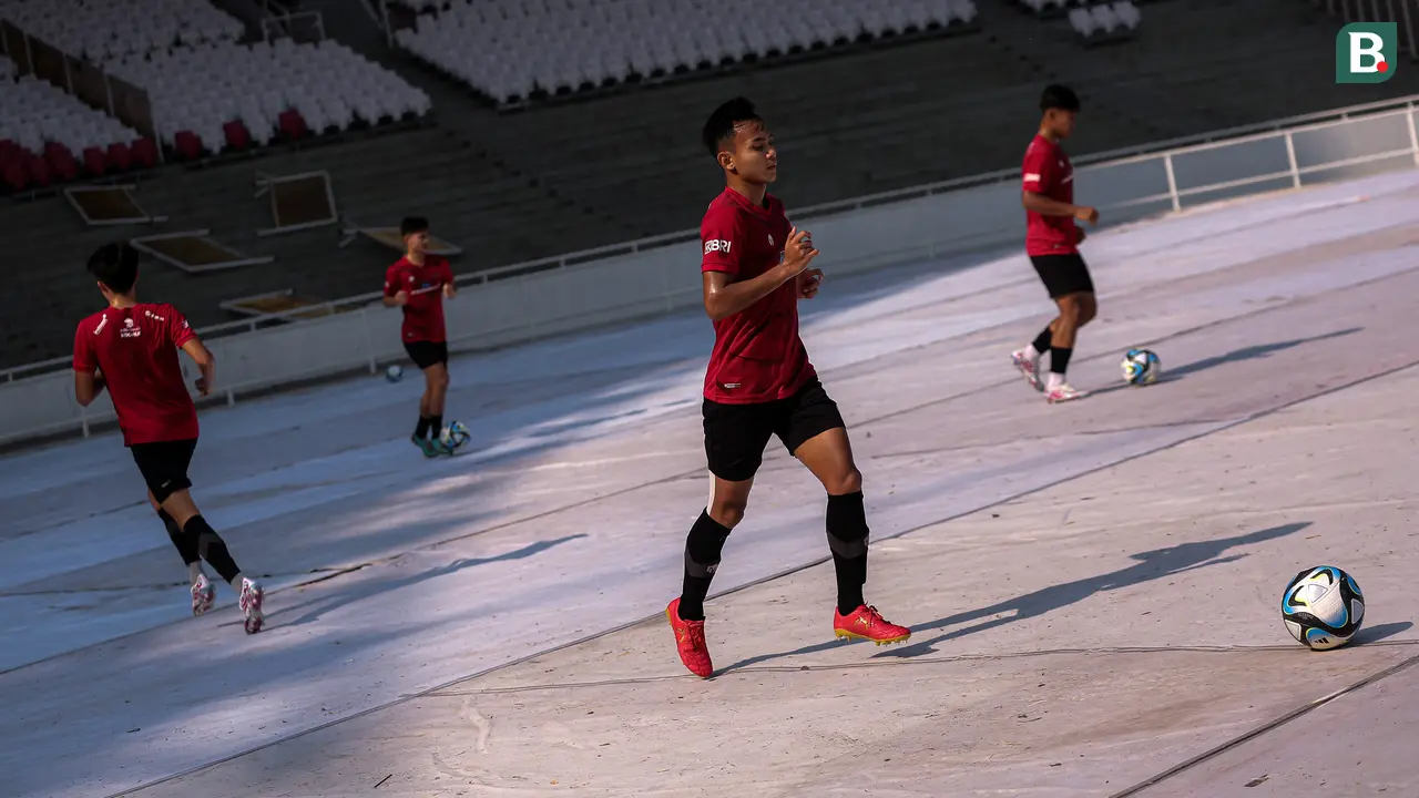 Foto: Latihan Riang Timnas Indonesia U-17 Jelang Piala Dunia U-17 2023 di Stadion Utama Gelora Bung Karno