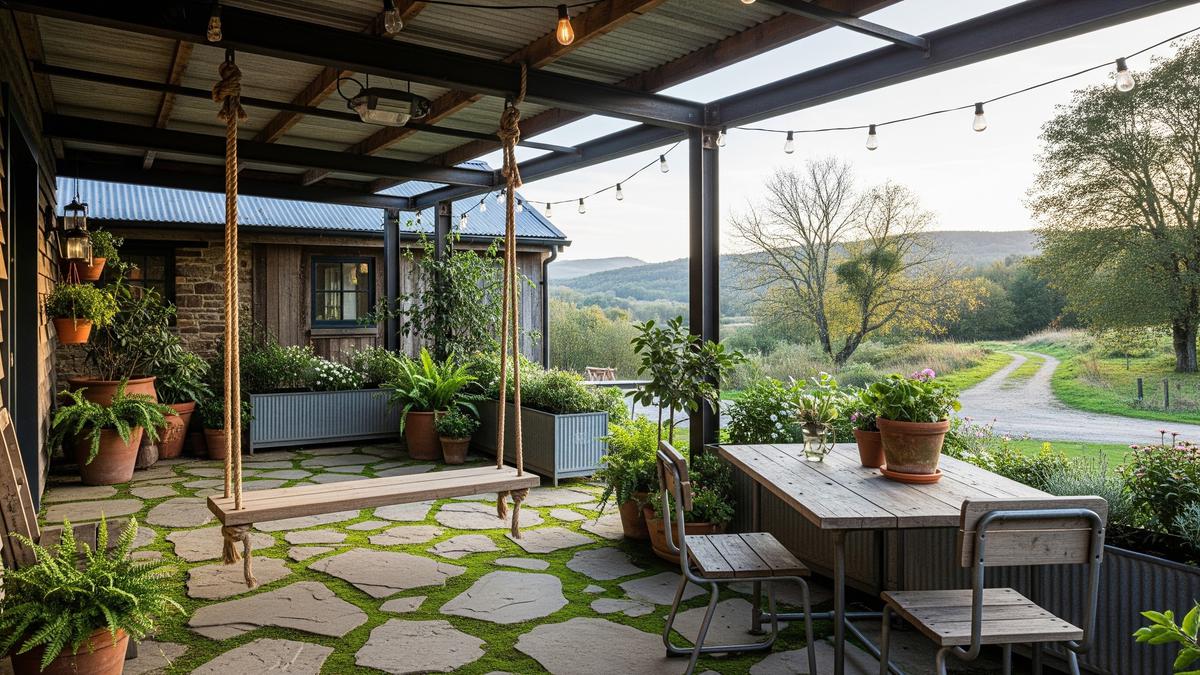 11 Desain Teras Terbuka Rumah Sederhana di Desa, Sejuk Alami dari Semua Sisi