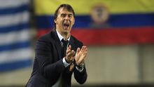 Pelatih Timans Spanyol  Julen Lopetegui. (AP Photo/Alberto Saiz)