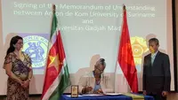 50 Tahun Hubungan Indonesia-Suriname Diwarnai Penandatanganan MoU UGM-AdeKUS