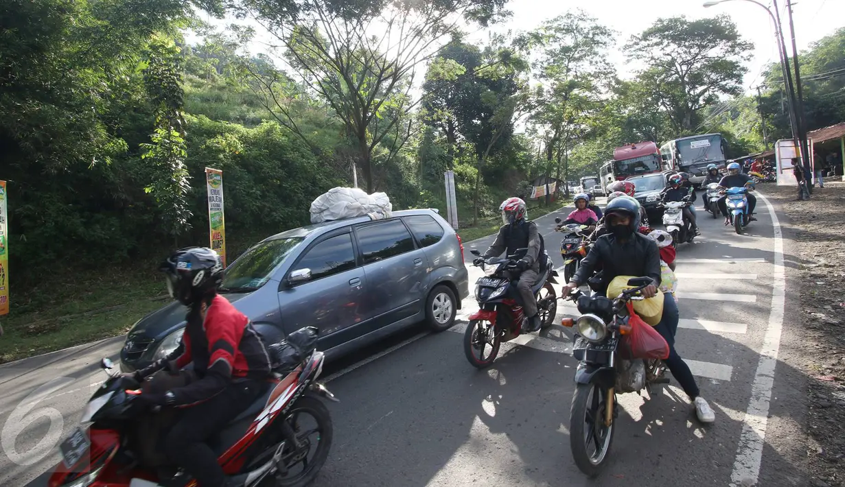 Kondisi arus lalu lintas di jalur selatan.